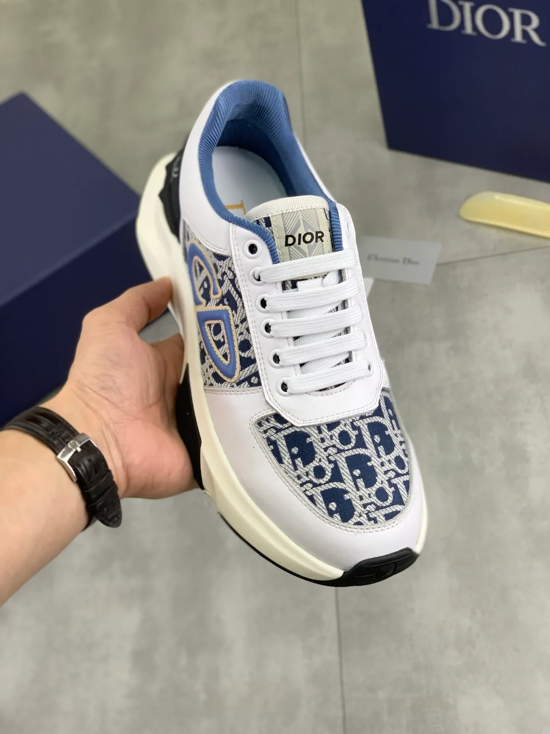 Men's Men's Shoes💰P440💰[New Style]🆘[Dior] 2025 Dior Original Lace-up Low-top Men's Shoes Classic casual shoes 🔥This model is the official classic model with high quality and made by famous original designers. It is made of high-quality cowhide with original materials➕comfortable and breathable mesh lining➕pigskin insole. The perfect last shape and generous and fashionable design have attracted many consumers and are suitable for drivers to drive🚗. What you want is the best quality in the market. Color: 4️⃣Color Code number: 38--44 (45 customized)